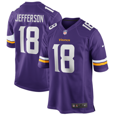 Minnesota Vikings Justin Jefferson Nike Purple Player Game Jersey