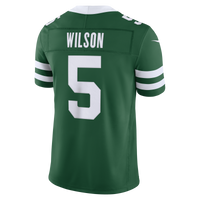 New York Jets Garrett Wilson Nike Legacy Green Team Vapor F.U.S.E. Stitched Limited Jersey