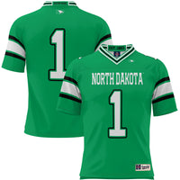 #1 North Dakota GameDay Greats Endzone Football Jersey - Kelly Green