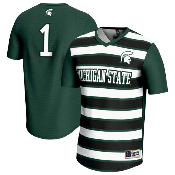 #1 Michigan State Spartans GameDay Greats Lightweight Soccer Fashion Jersey - Green