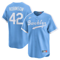 Brooklyn Dodgers Jackie Robinson Nike Light Blue Cooperstown Collection Limited Jersey