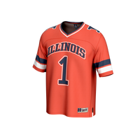 #1 Illinois Fighting Illini GameDay Greats Collegiate Football Fashion Jersey - Orange
