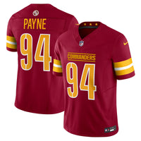 Washington Commanders Daron Payne Nike Burgundy Vapor F.U.S.E. Limited Jersey