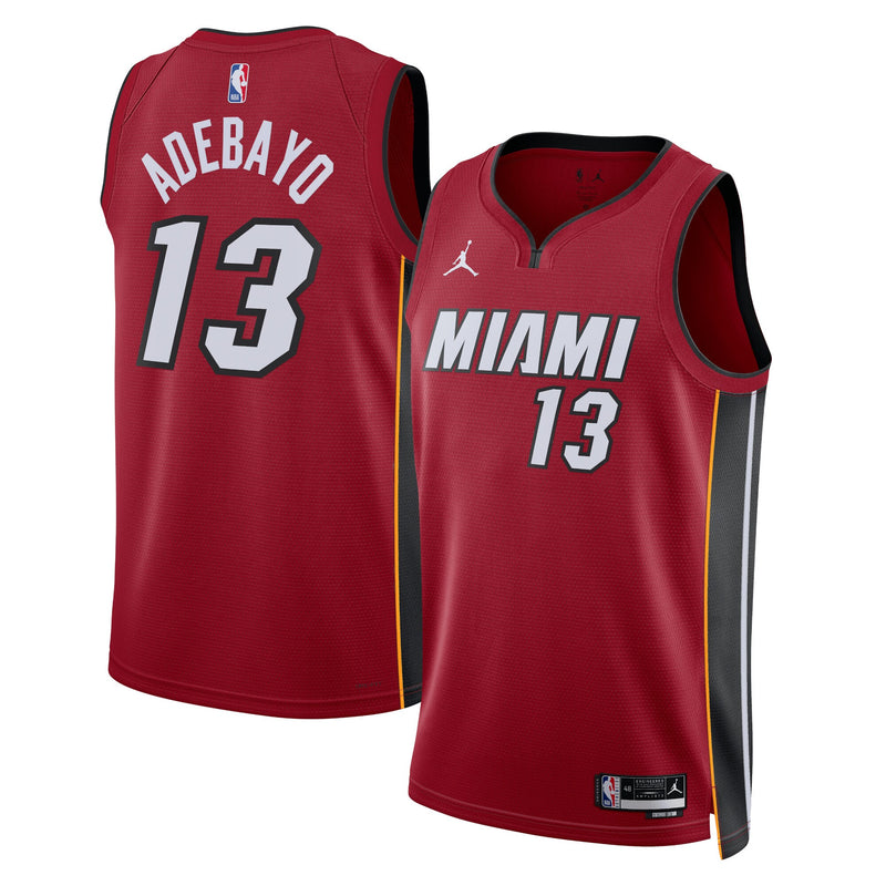 Miami Heat Jordan Statement Edition Swingman Jersey - Red - Bam Adebayo