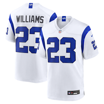 Los Angeles Rams Kyren Williams Nike Fearsome White Game Jersey