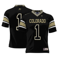 GameDay Greats #1 Black Colorado Buffaloes Endzone Football Jersey