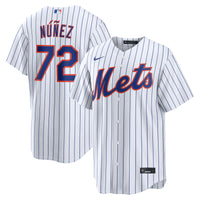 New York Mets Dedniel Núñez Nike White Home Replica Jersey