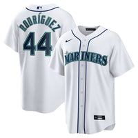 Seattle Mariners Julio Rodriguez Nike White Home Replica Player Jersey
