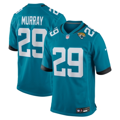 Jacksonville Jaguars Eric Murray Nike Teal Team Game Jersey