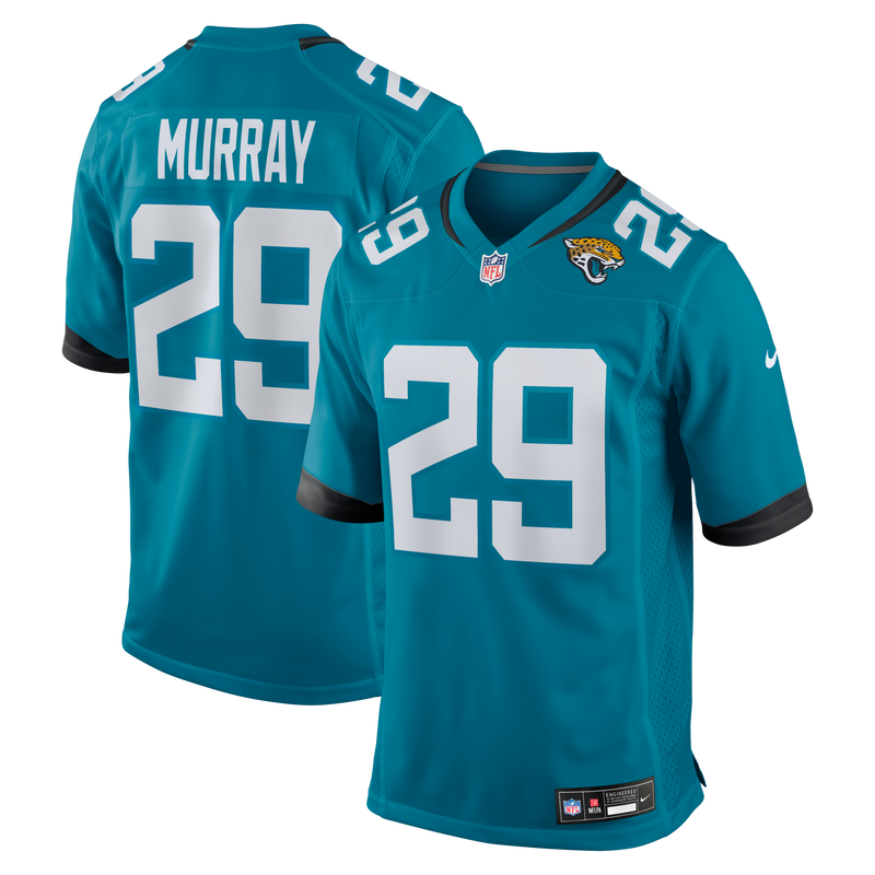 Jacksonville Jaguars Eric Murray Nike Teal Team Game Jersey