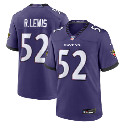 Baltimore Ravens Ray Lewis Nike Purple Team Retired Player Game Jersey