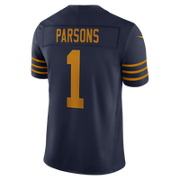Green Bay Packers Micah Parsons Nike Navy Alternate Vapor F.U.S.E. Stitched Limited Jersey
