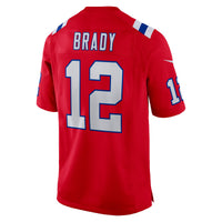 New England Patriots Tom Brady Nike Red Retired Player Alternate Game Jersey