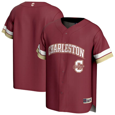 Charleston Cougars GameDay Greats Spirit Baseball Jersey - Maroon