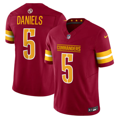 Washington Commanders Jayden Daniels Nike Burgundy Vapor F.U.S.E. Limited Jersey