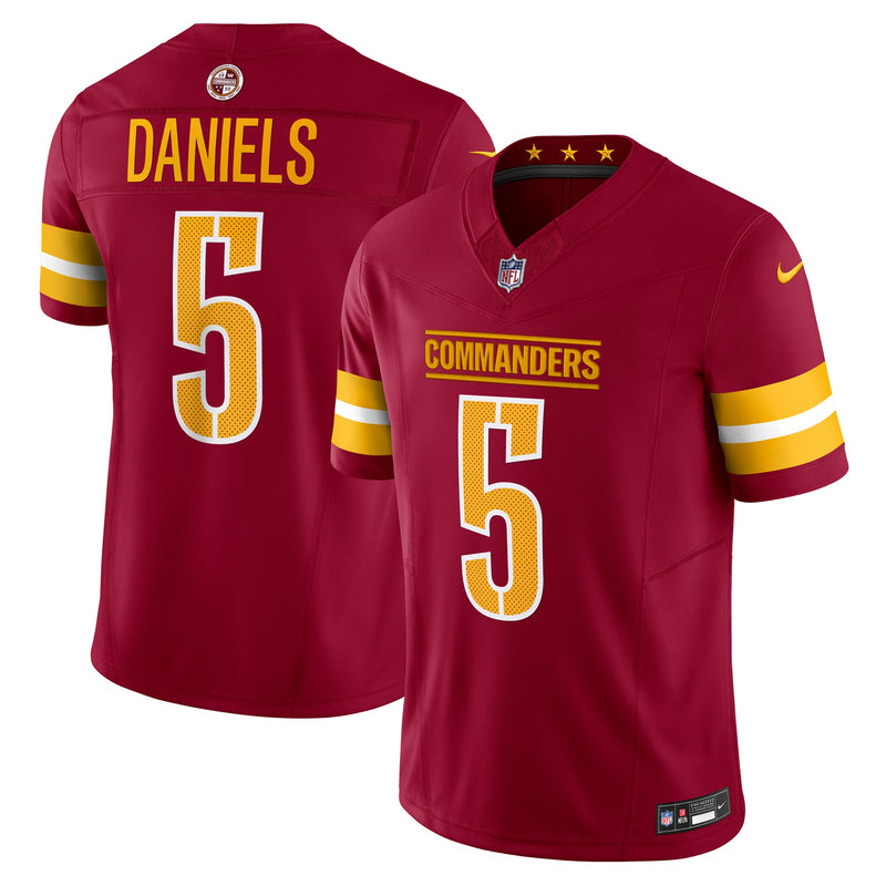 Washington Commanders Jayden Daniels Nike Burgundy Vapor F.U.S.E. Limited Jersey