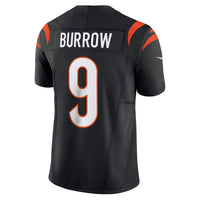 Cincinnati Bengals Joe Burrow Nike Black Vapor F.U.S.E. Limited Jersey