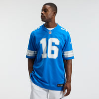 Detroit Lions Jared Goff Nike Blue Game Jersey
