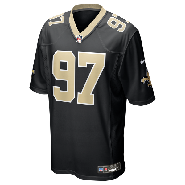 New Orleans Saints Khristian Boyd Nike Black Game Jersey