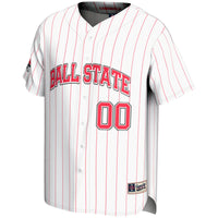 Ball State Cardinals GameDay Greats NIL Pick-A-Player Lightweight Baseball Jersey - White