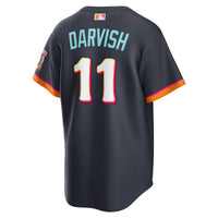 San Diego Padres Yu Darvish Nike Obsidian 2026 City Connect Stadium Jersey