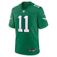 Philadelphia Eagles A.J. Brown Nike Kelly Green Alternate Game Player Jersey