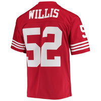 San Francisco 49ers Patrick Willis Mitchell & Ness Scarlet Legacy Replica Jersey