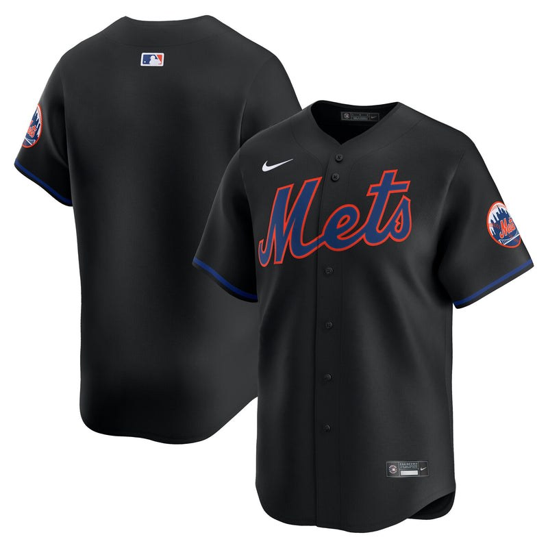 New York Mets Nike Black Alternate Limited Jersey