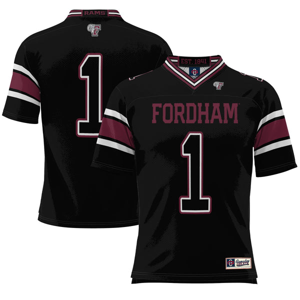 #1 Fordham Rams GameDay Greats Endzone Football Jersey - Black