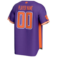 Clemson Tigers GameDay Greats NIL Pick-A-Player Lightweight Baseball Jersey - Purple