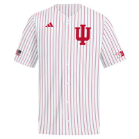 Indiana Hoosiers adidas Home Replica Baseball Jersey - White