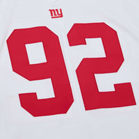 New York Giants Michael Strahan Mitchell & Ness White Legacy Replica Jersey