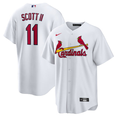 St. Louis Cardinals Victor Scott II Nike White Home Replica Jersey