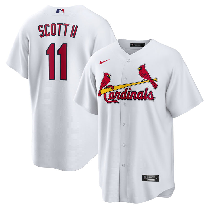 St. Louis Cardinals Victor Scott II Nike White Home Replica Jersey