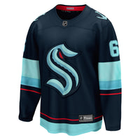 Seattle Kraken Adam Larsson Fanatics Deep Sea Blue Home Breakaway Player Jersey