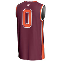 #0 Virginia Tech Hokies GameDay Greats Lightweight Basketball Jersey - Maroon