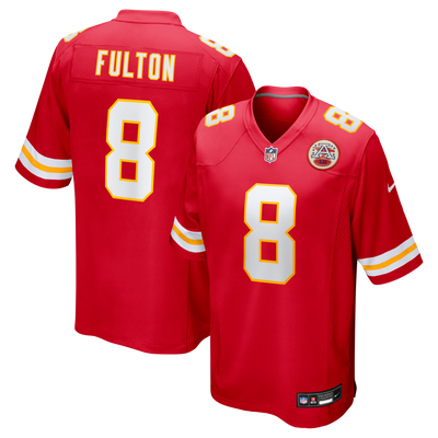 Kansas City Chiefs Kristian Fulton Nike Red Team Game Jersey