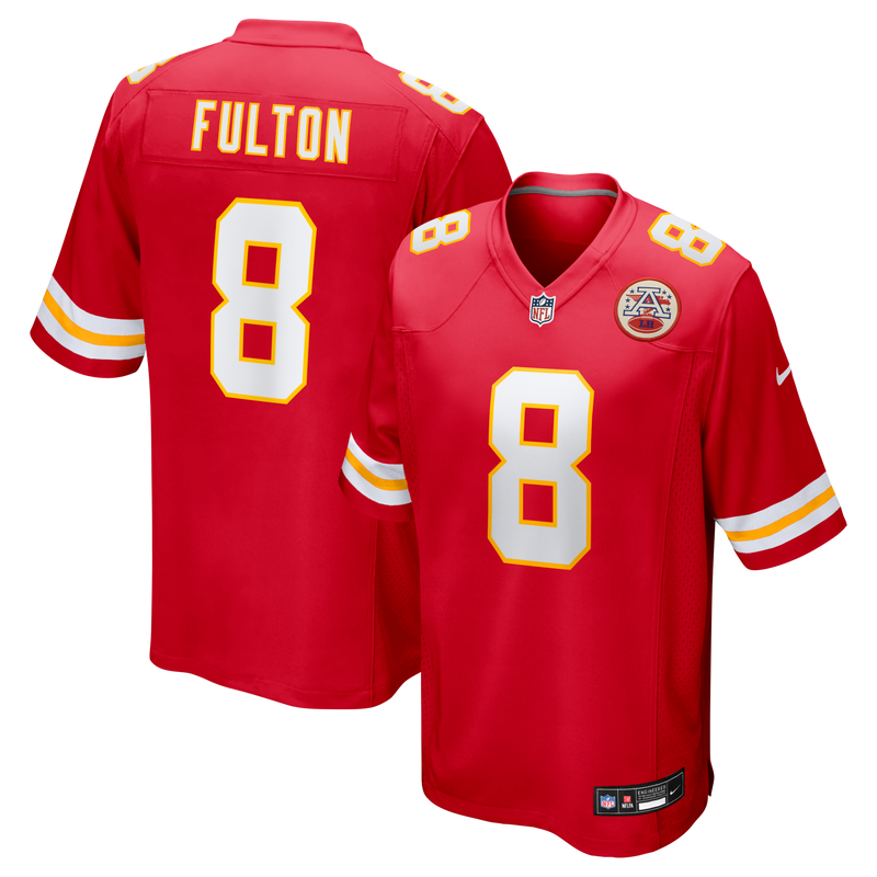 Kansas City Chiefs Kristian Fulton Nike Red Team Game Jersey