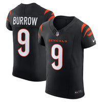 Cincinnati Bengals Joe Burrow Nike Black Team Vapor F.U.S.E. Elite Jersey