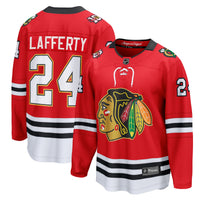 Chicago Blackhawks Sam Lafferty Fanatics Red Centennial Breakaway Player Jersey