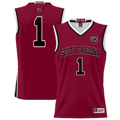 #1 South Carolina Gamecocks GameDay Greats Lightweight Basketball Fashion Jersey - Garnet