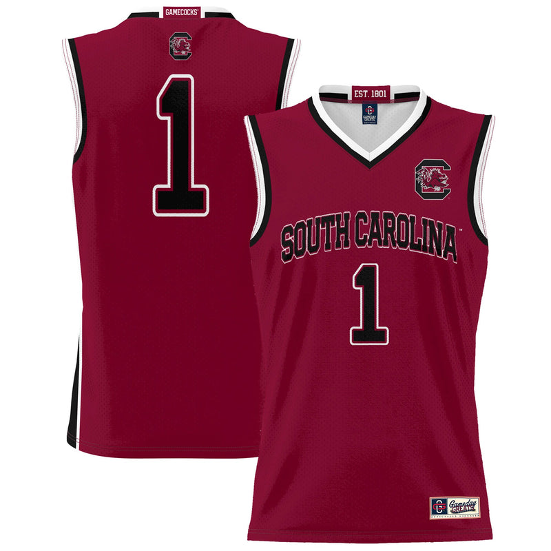 #1 South Carolina Gamecocks GameDay Greats Lightweight Basketball Fashion Jersey - Garnet