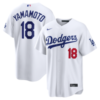 Los Angeles Dodgers Yoshinobu Yamamoto Nike White Home Stadium Jersey
