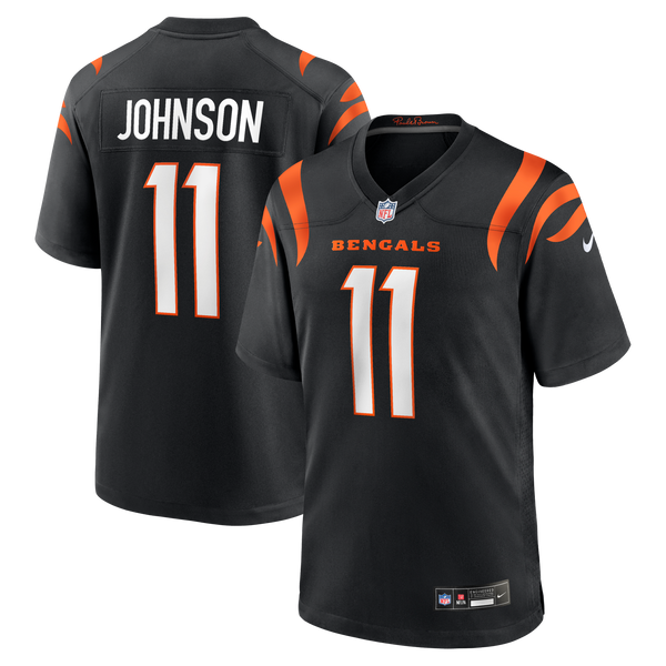 Cincinnati Bengals Josh Johnson Nike Black Team Game Jersey