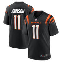 Cincinnati Bengals Josh Johnson Nike Black Team Game Jersey