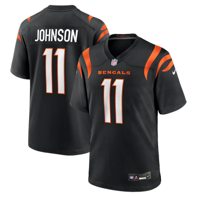 Cincinnati Bengals Josh Johnson Nike Black Team Game Jersey