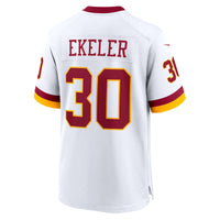Washington Commanders Austin Ekeler Nike White Game Super Bowl Era Jersey