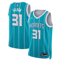 Charlotte Hornets Jordan Brand Icon Edition Swingman Jersey - Teal - Tidjane Salaün