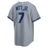Kansas City Royals Bobby Witt Jr. Nike Gray Road Replica Jersey