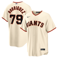 San Francisco Giants Jesus Rodriguez Nike Cream Home Replica Jersey